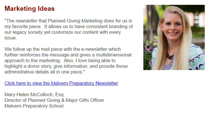 Do Planned Giving Newsletters Work?