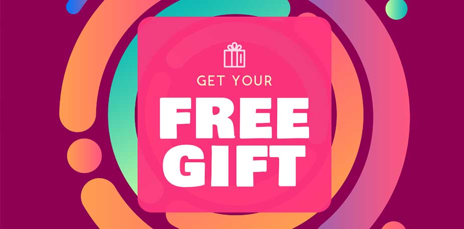 free gift ad